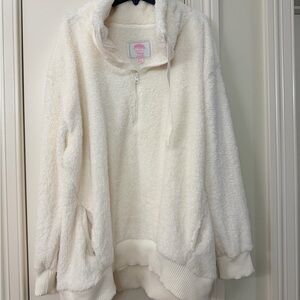 Elegant Cream Women's Quarter zip